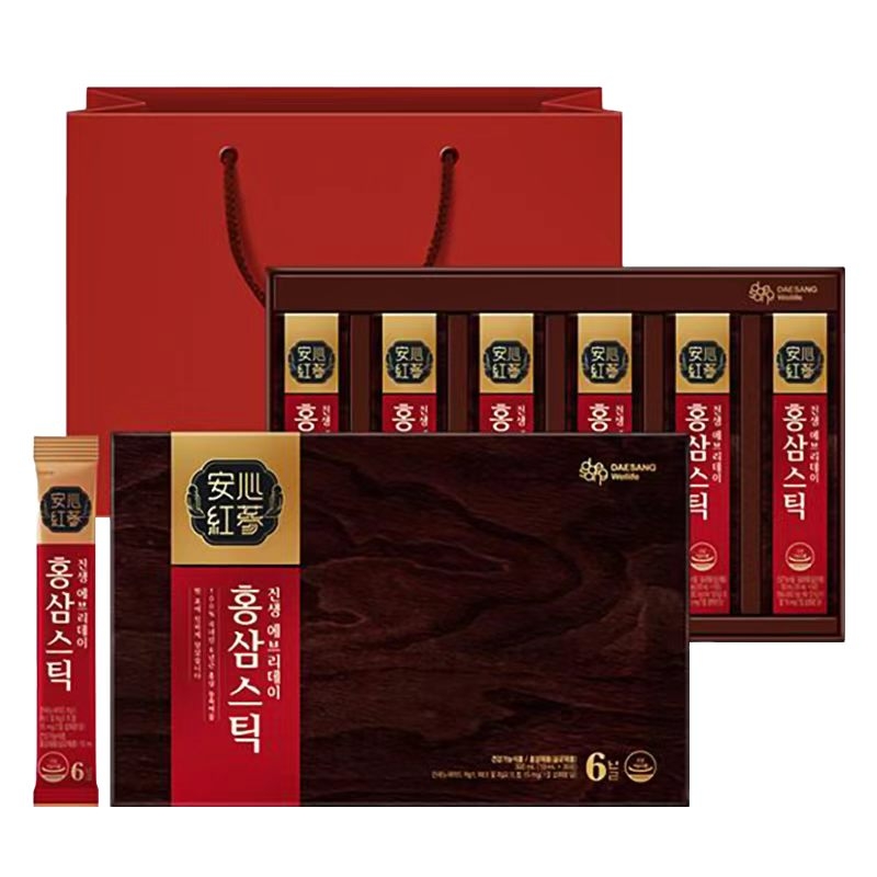 Wellife Korean Red Ginseng Liquid Daily Pack Ginseng Concentrated Drink 10mg*30 packets *1 box